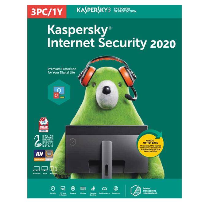 Kaspersky Internet security 2020 - 3 eszköz 1 év